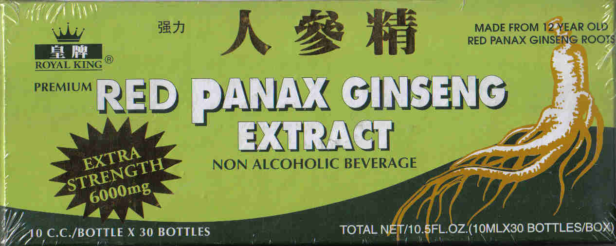 Red Panax Ginseng Extract 6000mg* (10 ml x 30 Vials)