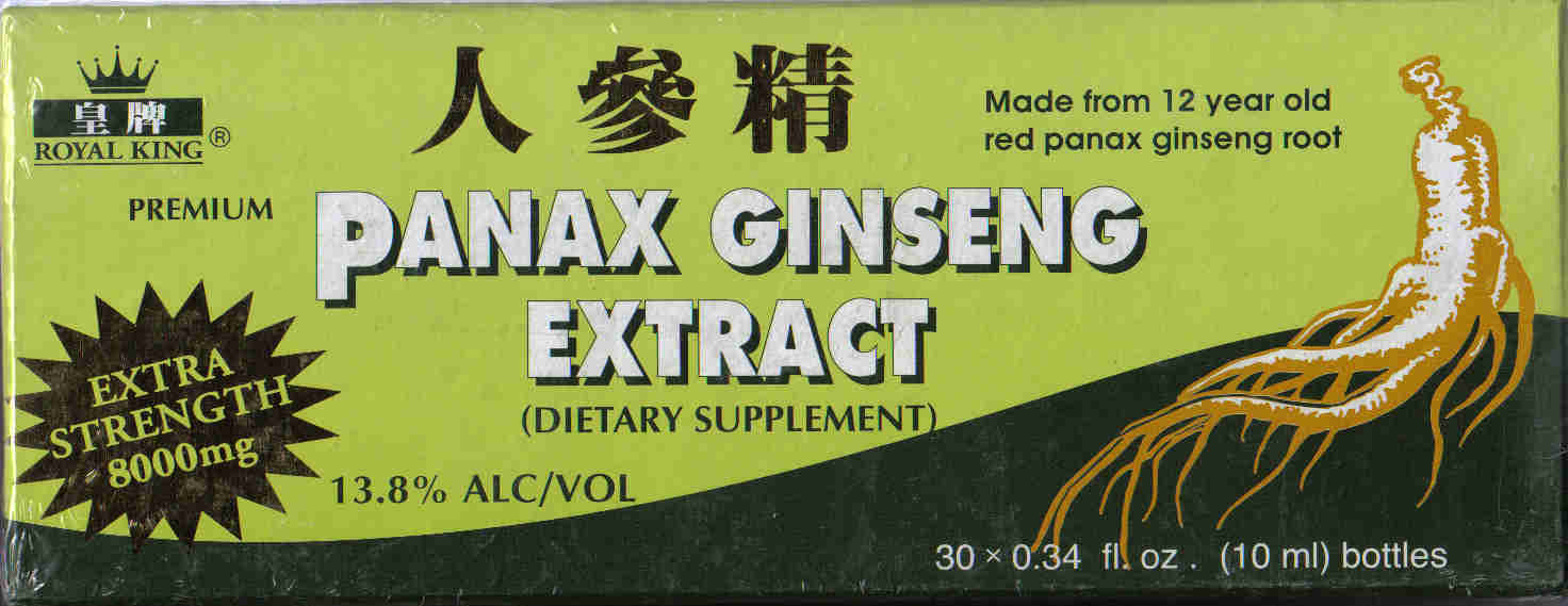 Panax Ginseng Extract 8000mg* (10 ml x 30 Vials)