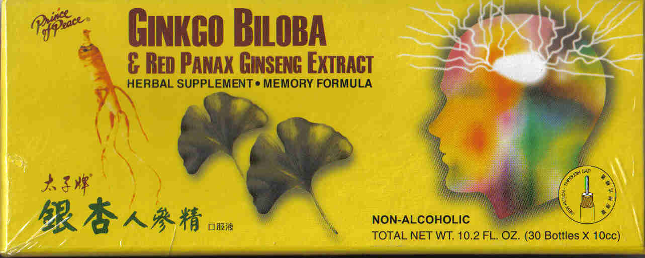 Ginkgo Biloba & Red Panax Ginseng Extract* (30 Vials)