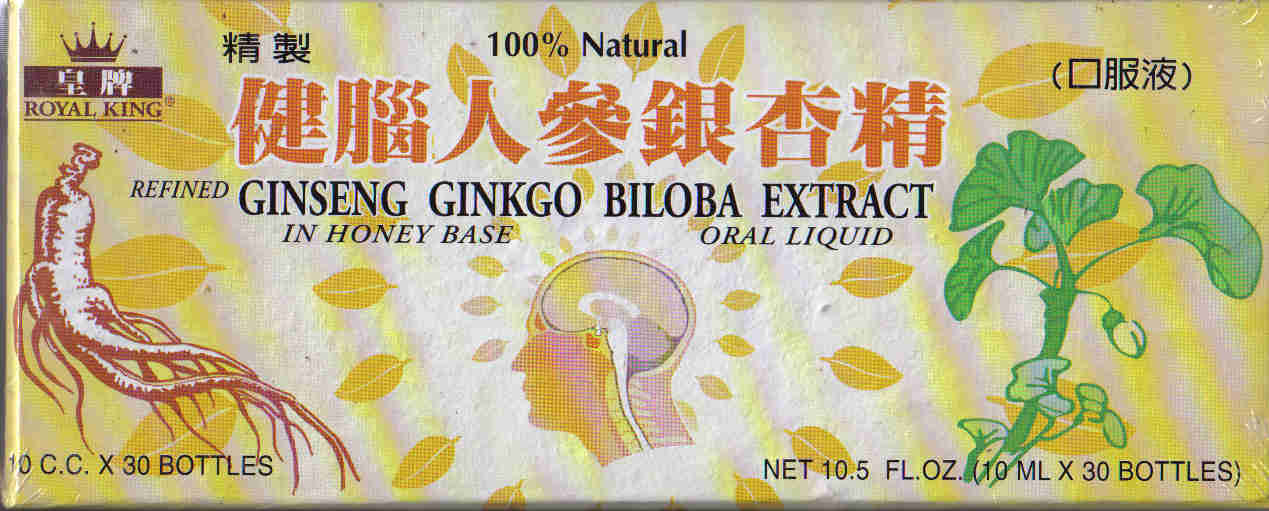 Ginseng Ginkgo Biloba Extract* (10 ml x 30 Vials) .